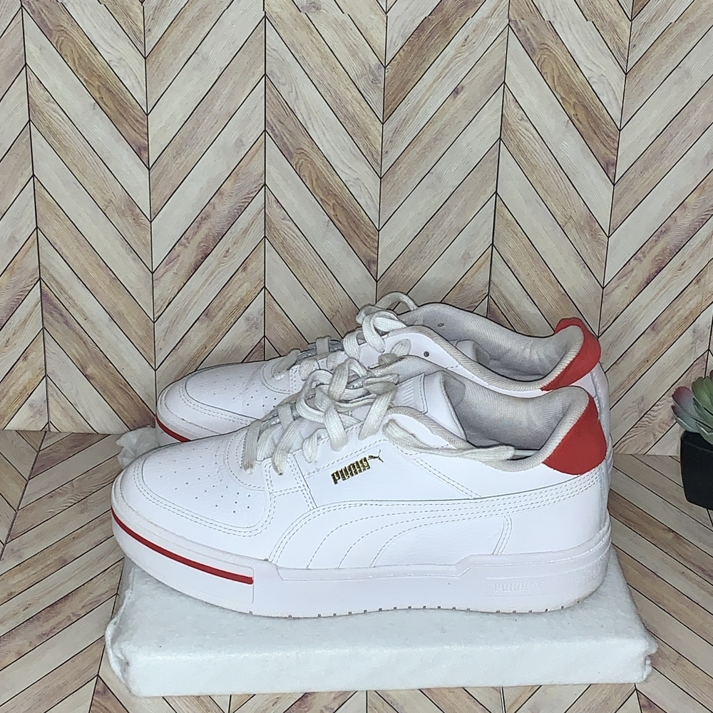 Red & White Sneakers